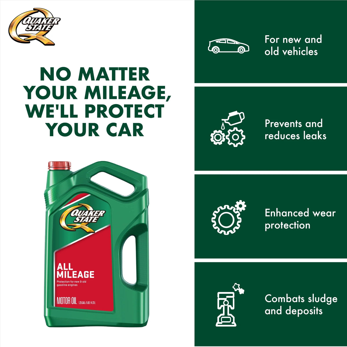 10W-30 Motor Oil, 1 Quart T896630