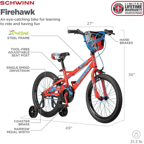 18 in. Red Bike V5387
