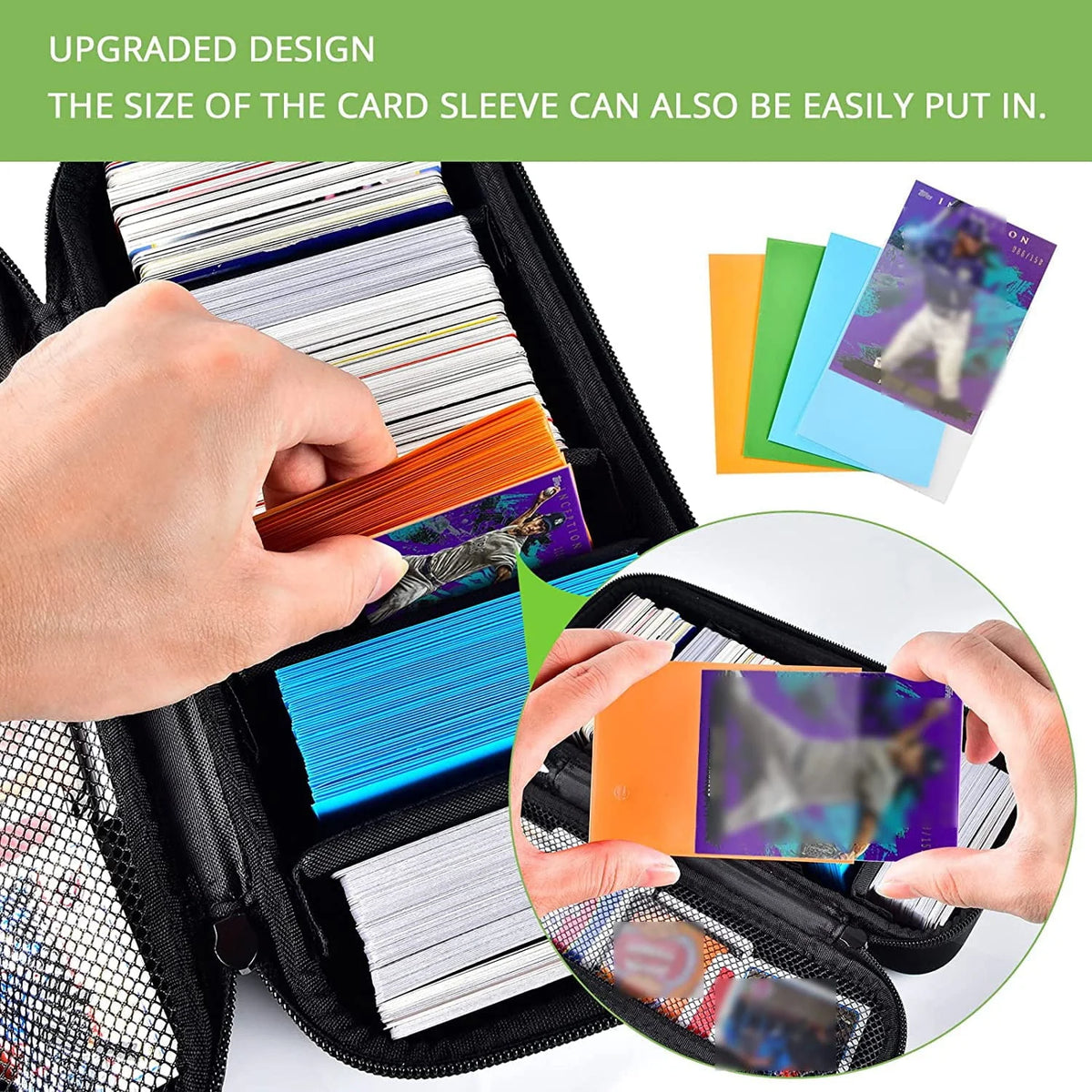 Baseball Football Trading Card Organizer Storage Box P892