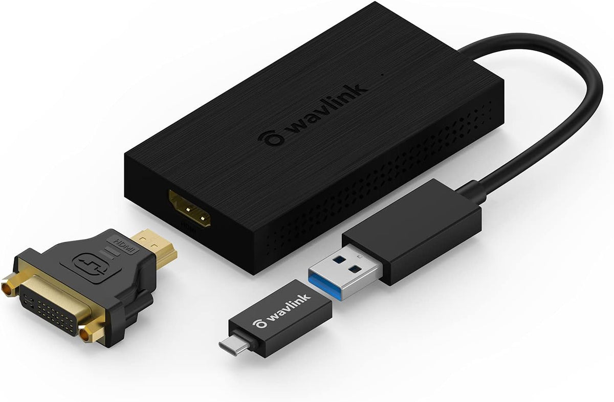USB 3.0 to DVI/HDMI/VGA Universal Video Graphics Adapter with Audio Port S909