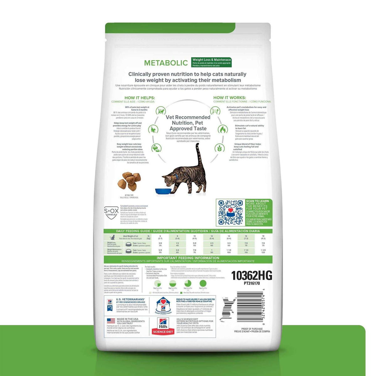 Metabolic Feline Dry Food A26888