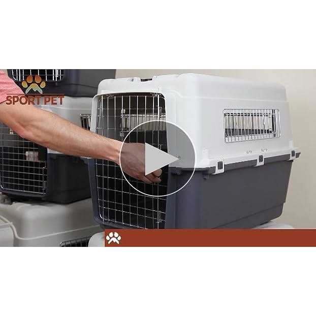Plastic Dog Crate W39348