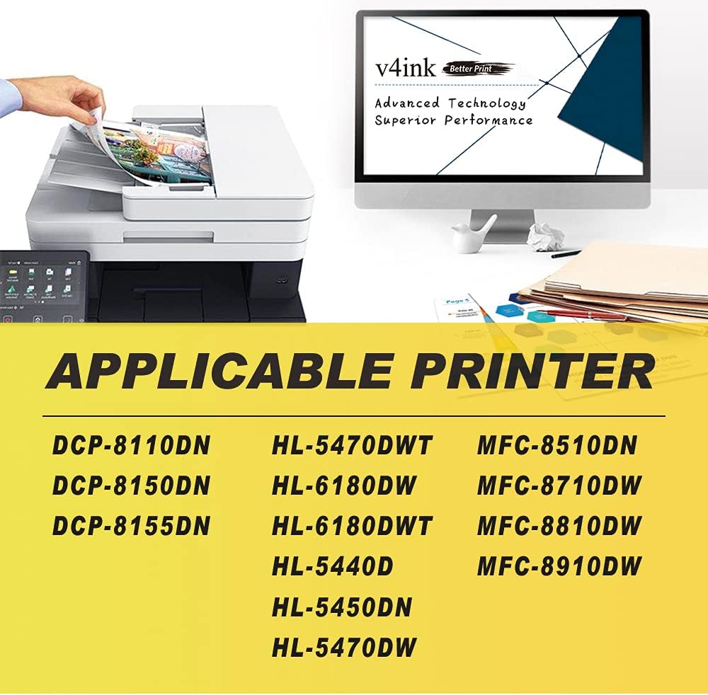 4-Pack Compatible High Yield Toner Cartridge Set W51450