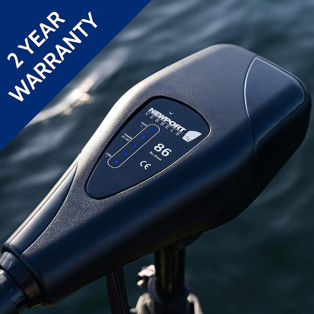 55 lb Thrust Saltwater Transom Mounted Electric Trolling Motor J5718