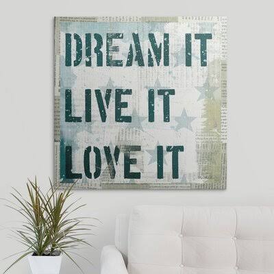 Textual Art Canvas 24x22 L716765