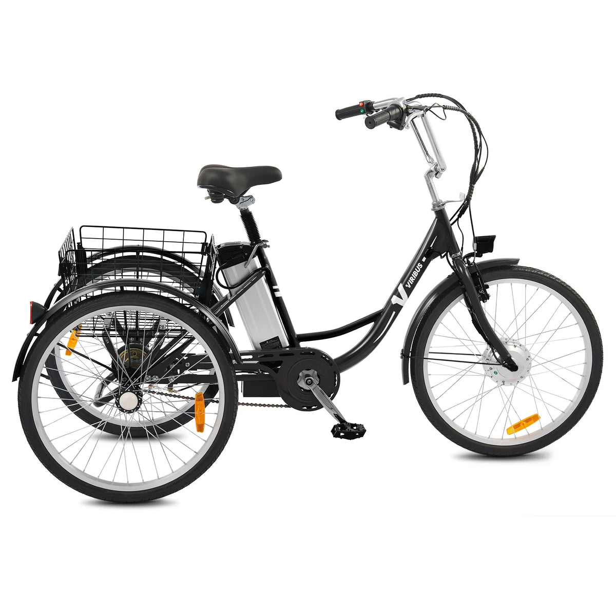 Electric Tricycle for Adults 3 Wheel 250W White O908