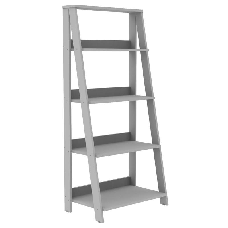 4-Shelf Wood Ladder Bookcase X55068