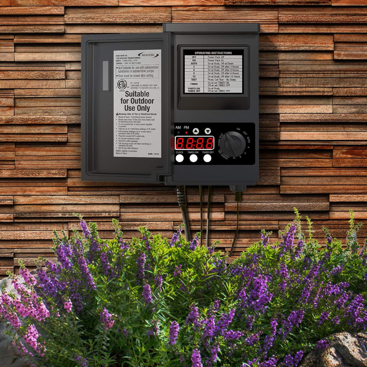 45W Low Voltage Landscape Lighting Transformer O2437