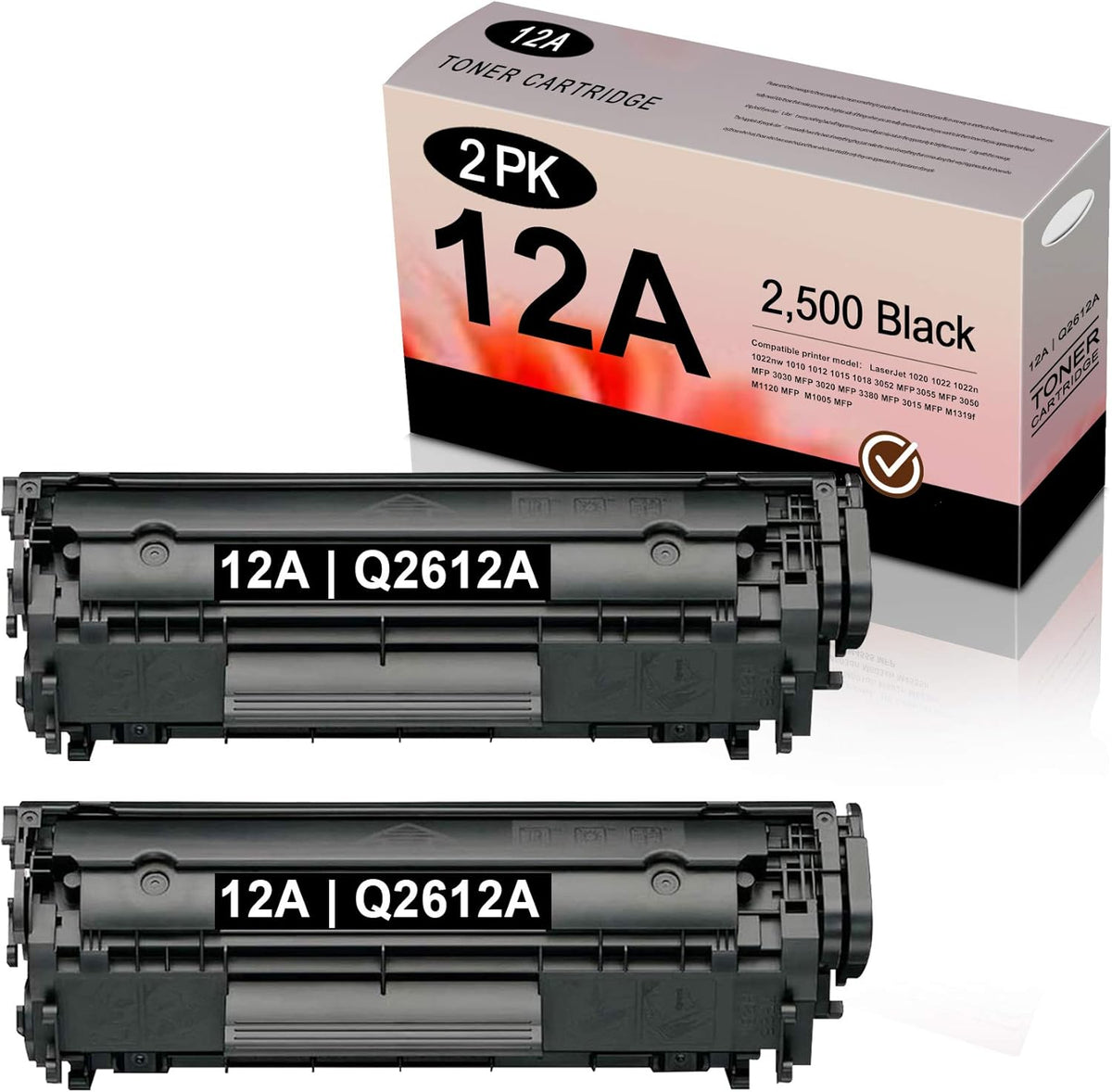 2 Pack Black Toner Cartridge D26984