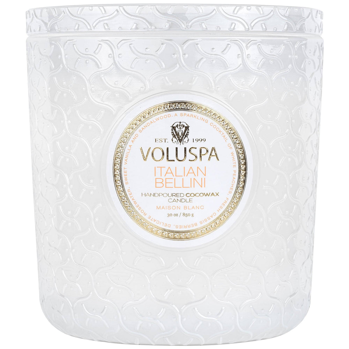 Triple Wick White Candle F7937