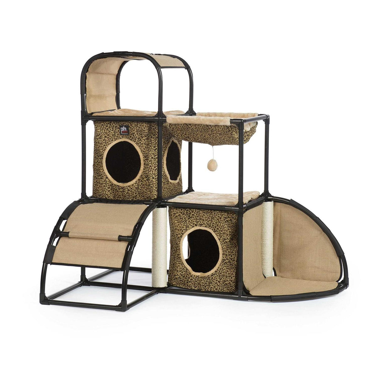Leopard Print Cat Home C404