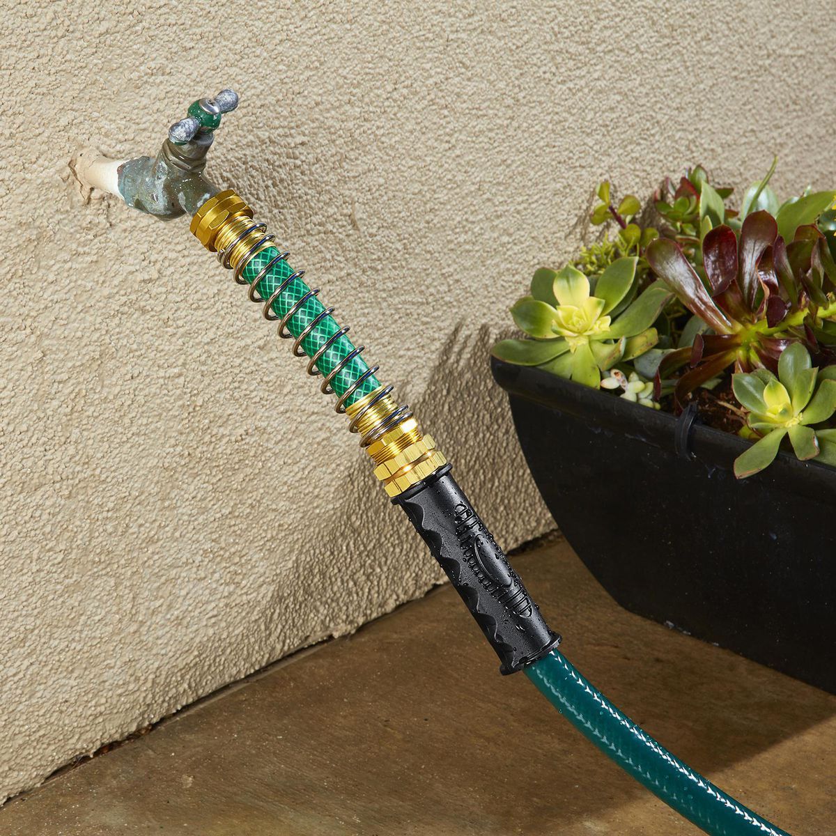 Coiled Spring Faucet Connector and Hose Saver L346