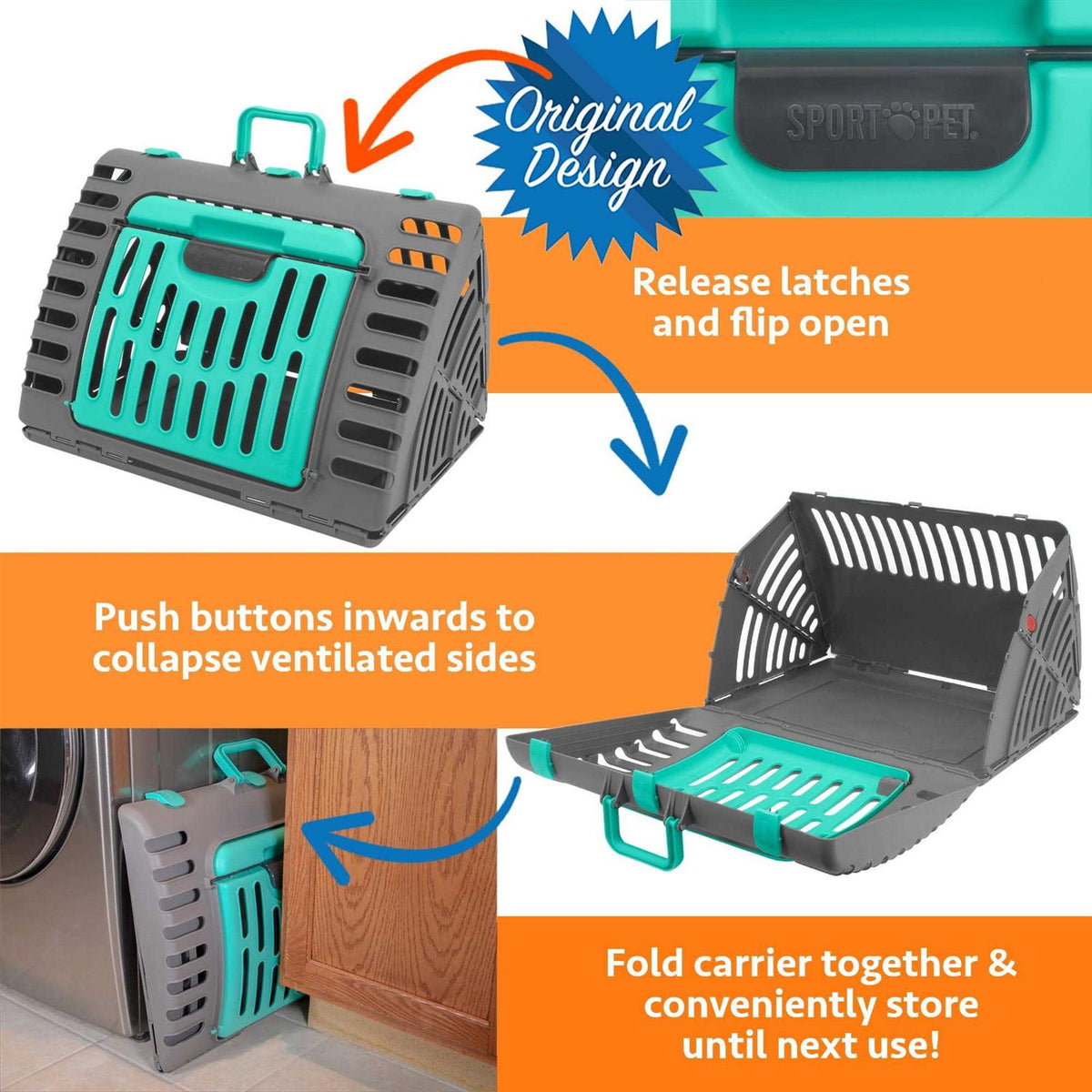 Foldable Travel Cat Carrier A193
