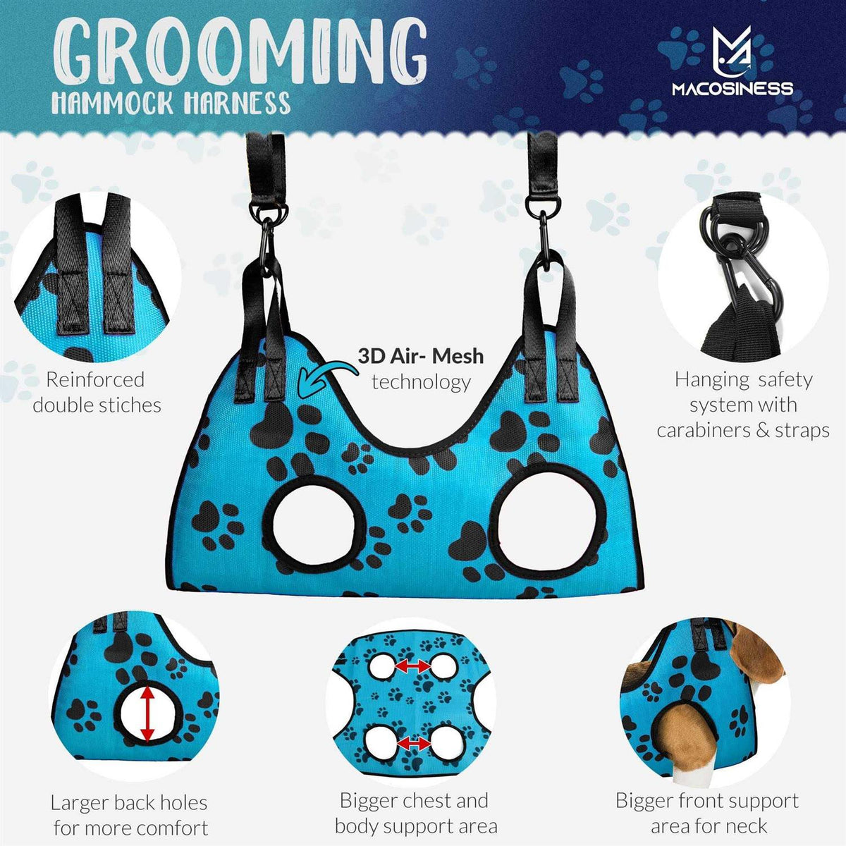 Pet Grooming Hammock Set P255