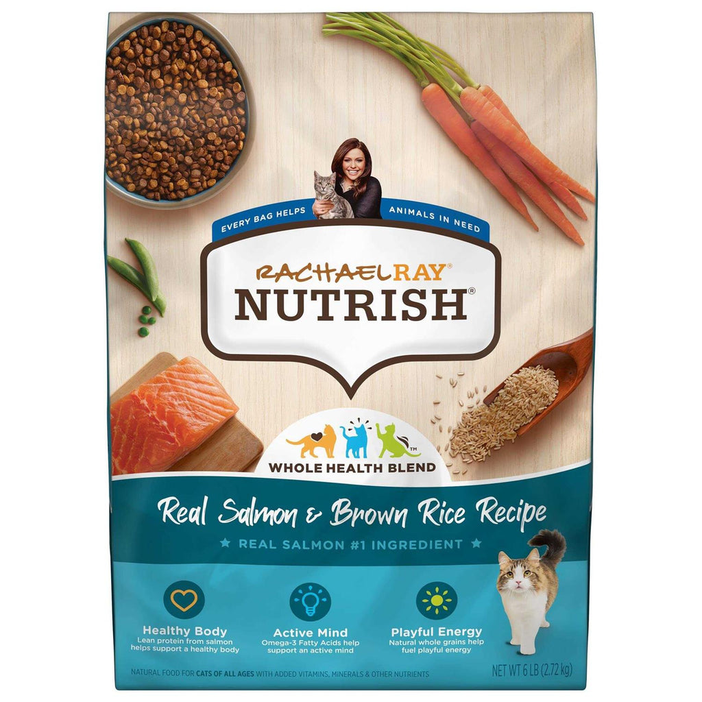 Salmon Brown Rice Recipe Dry Cat Food H63872