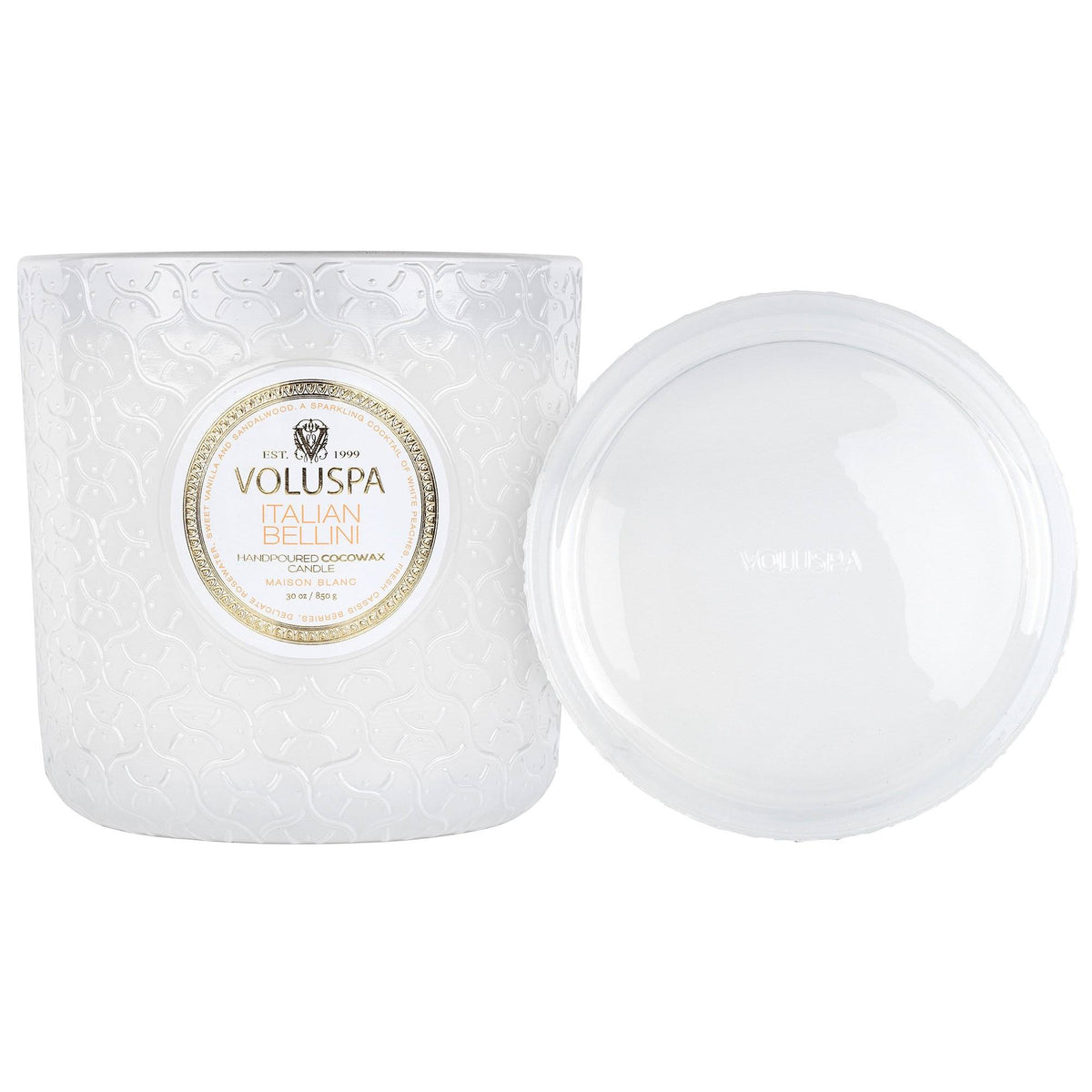 Triple Wick White Candle F7937
