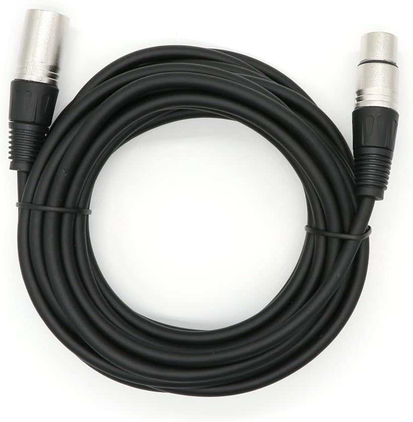 XLR 3 Pin Male to Female Audio Cable 5 Pack R5745
