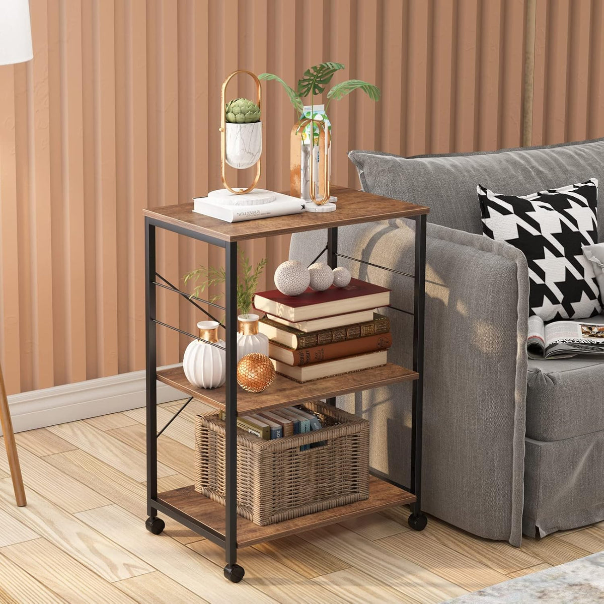 3-Tier Kitchen Cart with Wheels F95795