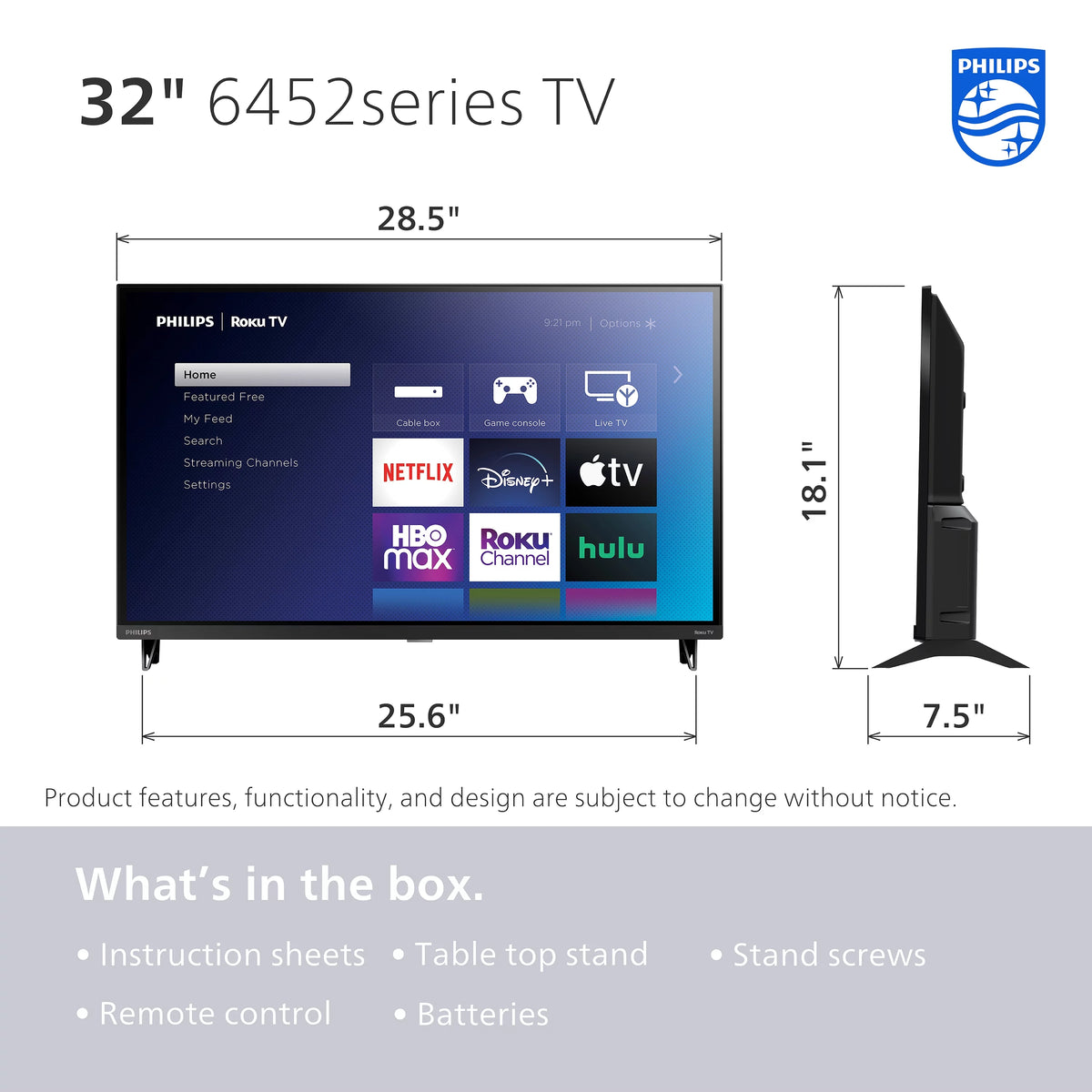 32 Class HD Smart LED TV X95495