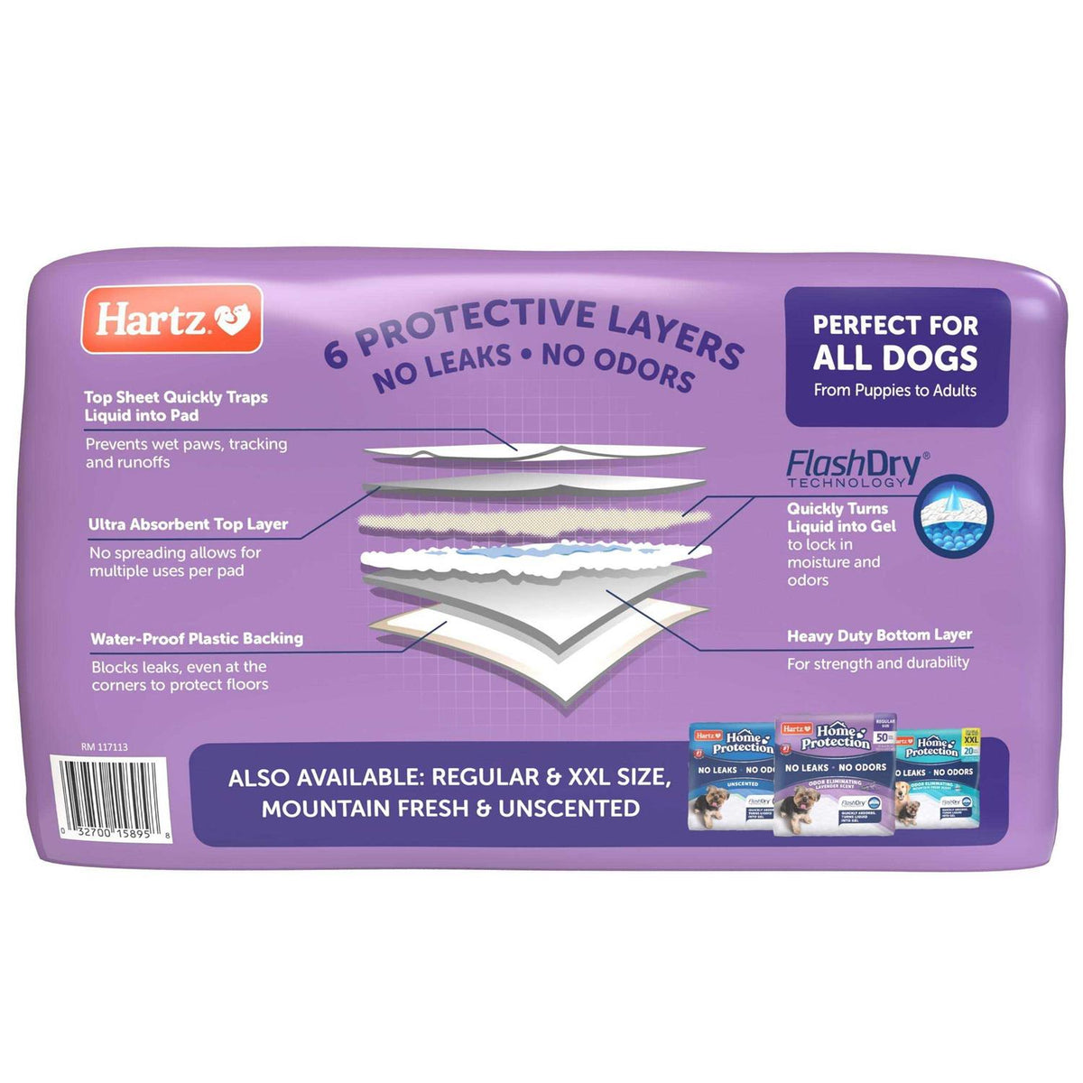 Lavender Scent Odor Eliminating Dog Pads Y742