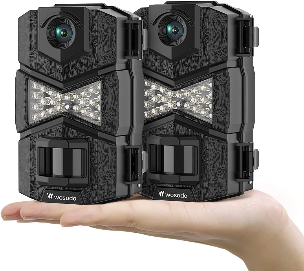 16MP 1080P 2 Pack Trail Camera with Night Vision A81243