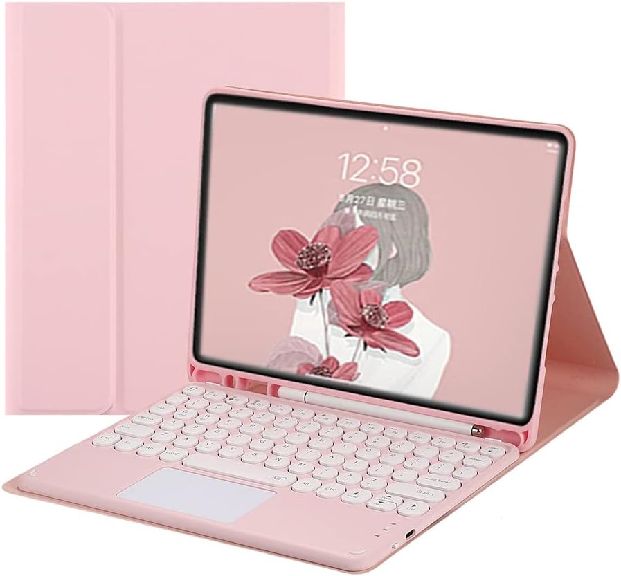 Keyboard Case for Fire HD 10 / Fire HD 10 Plus (11th Generation 2021) Pink W64810