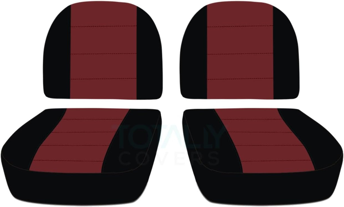 Black and White Truck Jump Seat Covers L227516