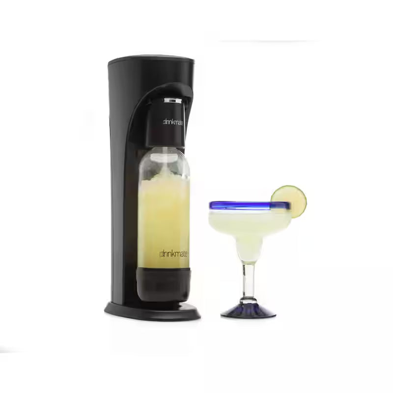 Matte Black Sparkling Water and Soda Maker Machine U2206