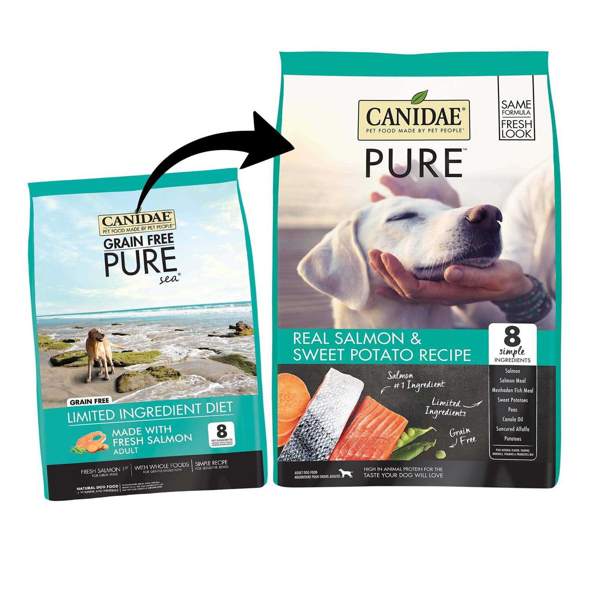 Grain-Free Salmon & Sweet Potato Recipe Dry Dog Food W75407