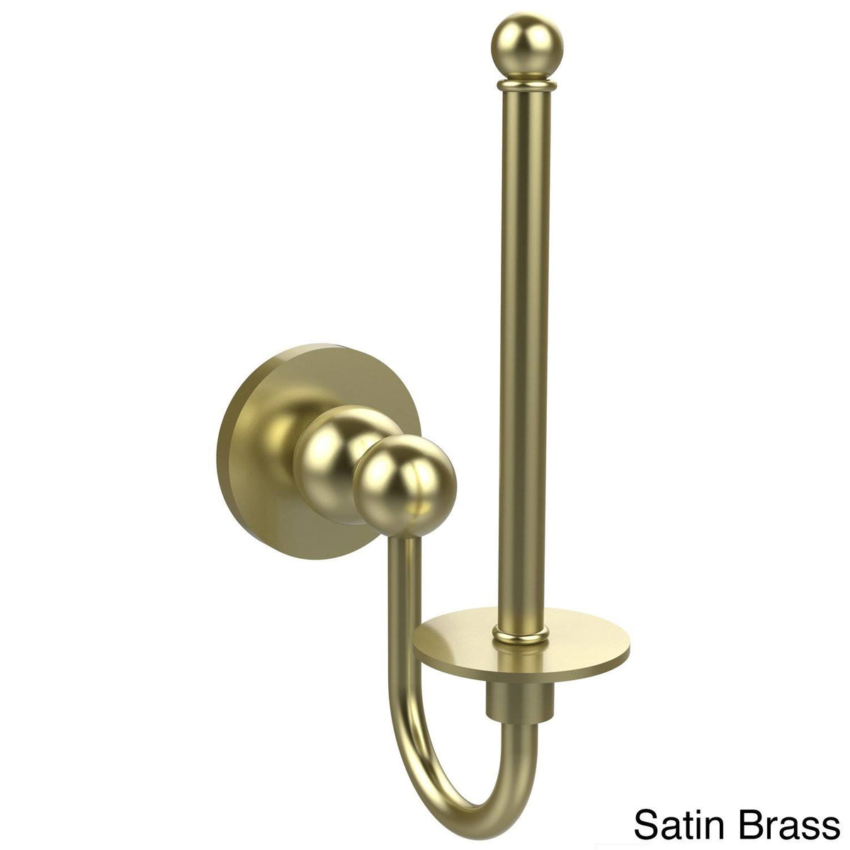Satin Nickel Upright Toilet Tissue Holder Y1060