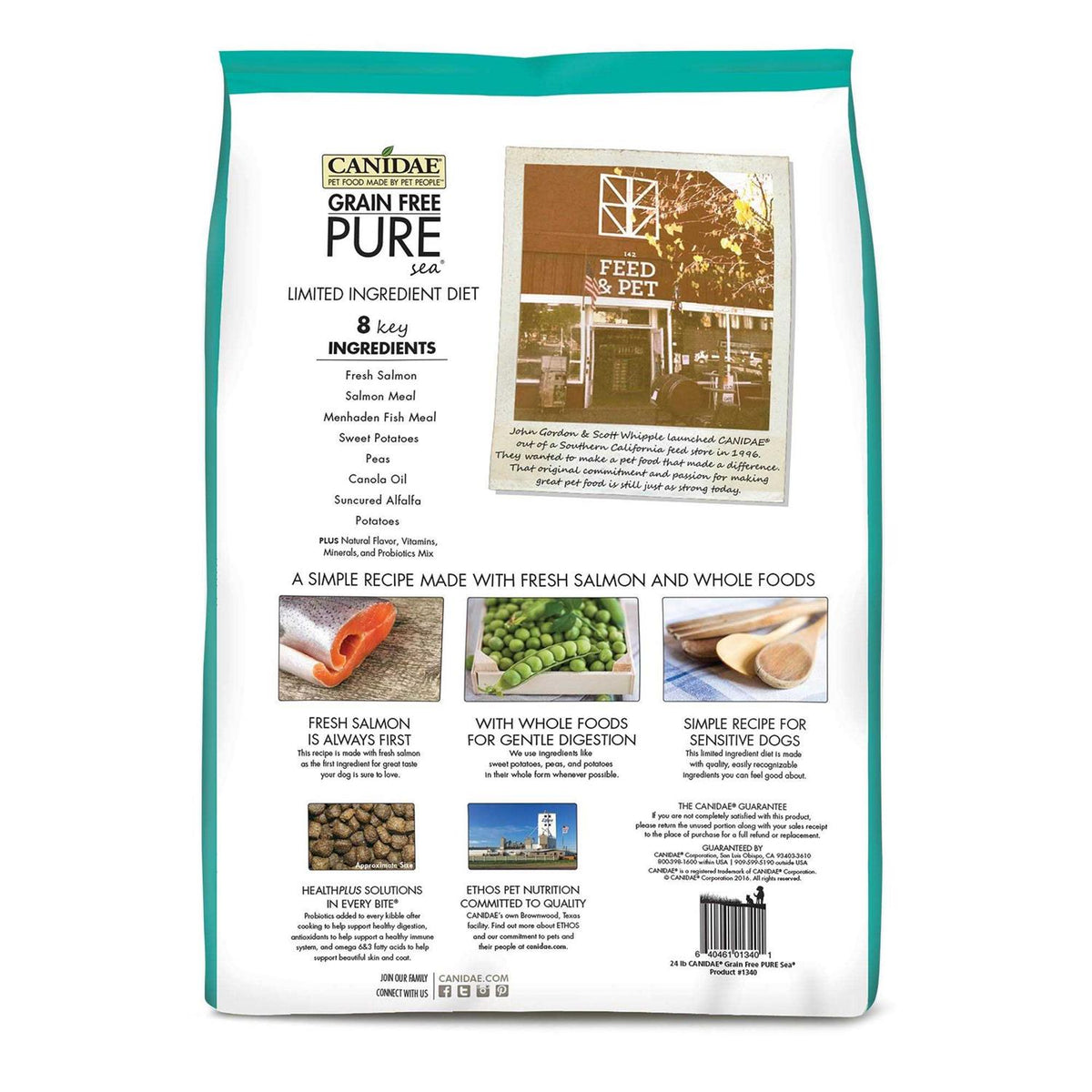 Grain-Free Salmon & Sweet Potato Recipe Dry Dog Food W75407