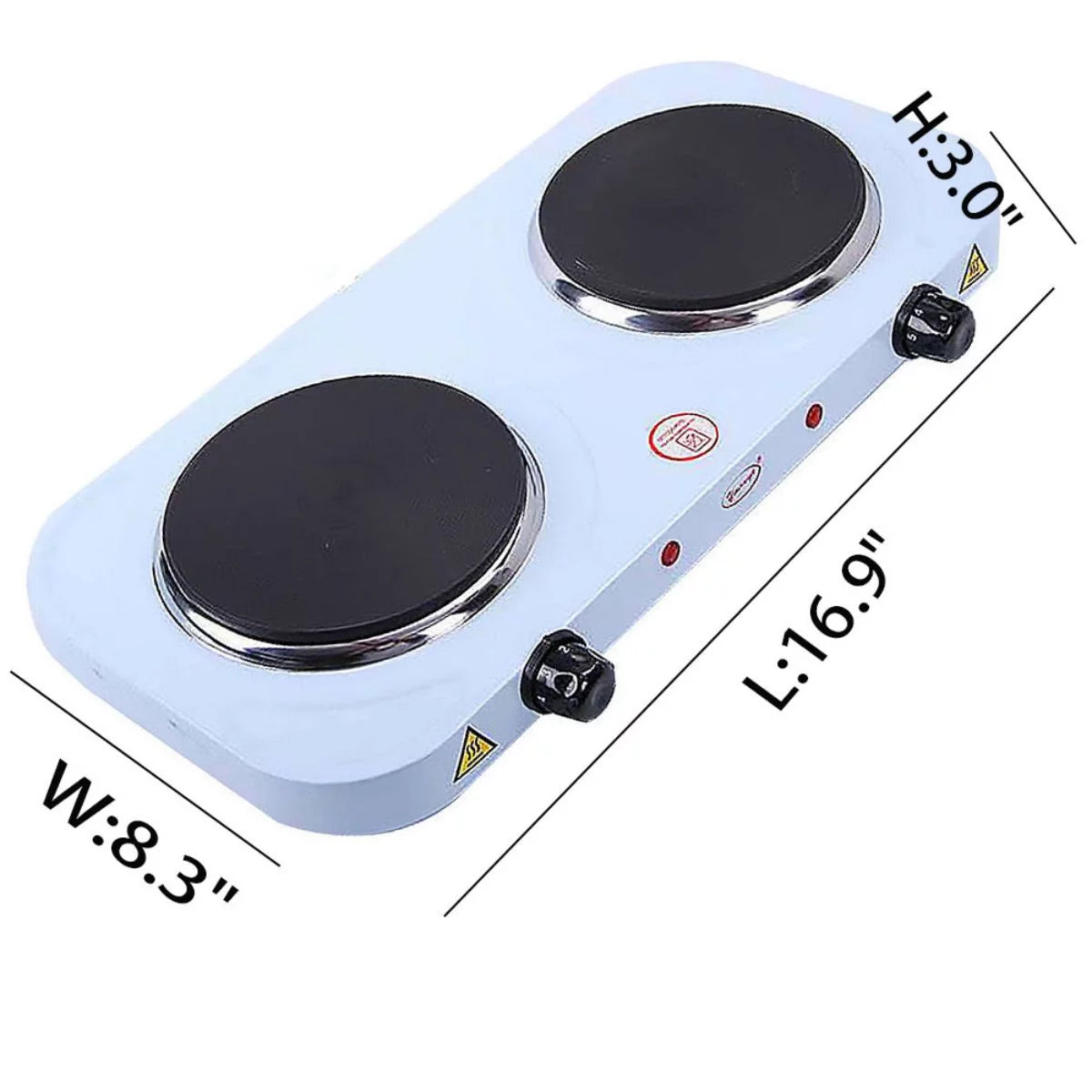 2000W Portable Electric Double Burner Hot Plate O876875