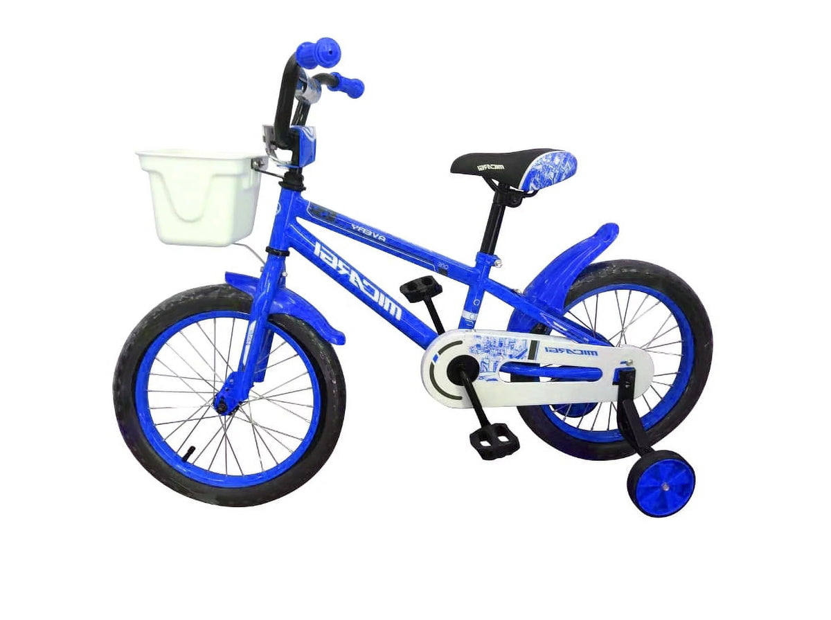 16 BMX Steel Frame Coaster Brake Bicycle with Baskets & Fenders O3940