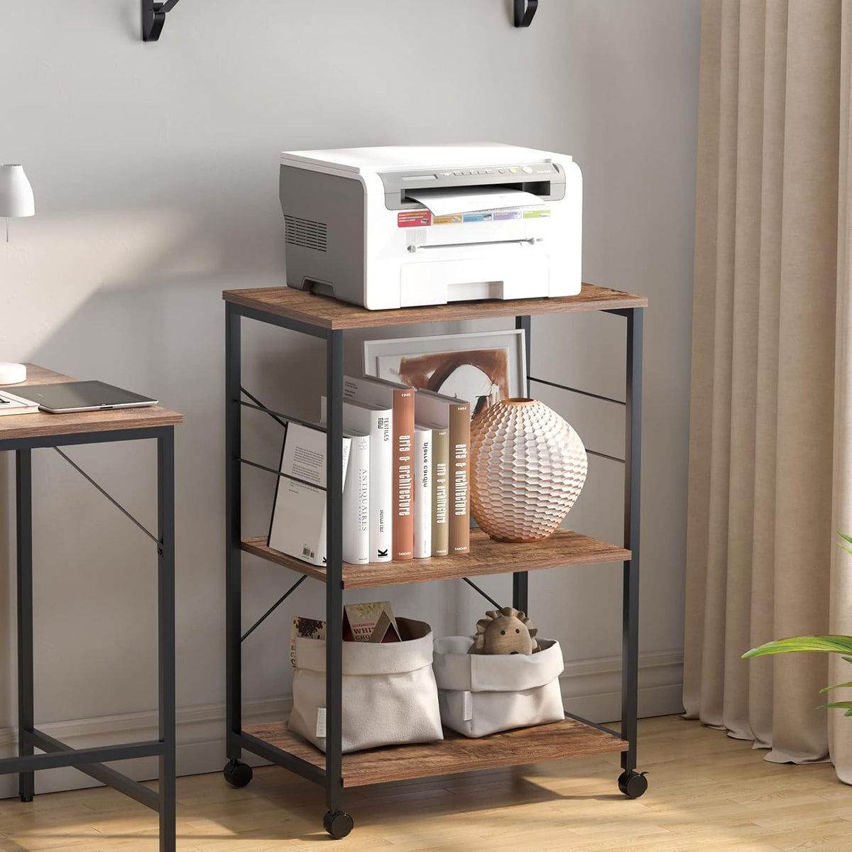 3-Tier Kitchen Cart with Wheels F95795