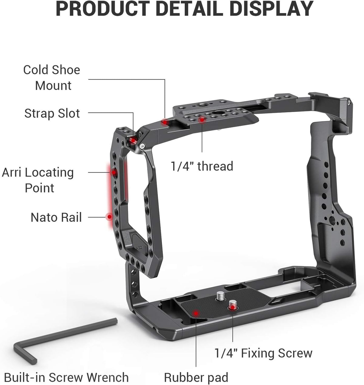 Camera Cage with Battery Grip W8556