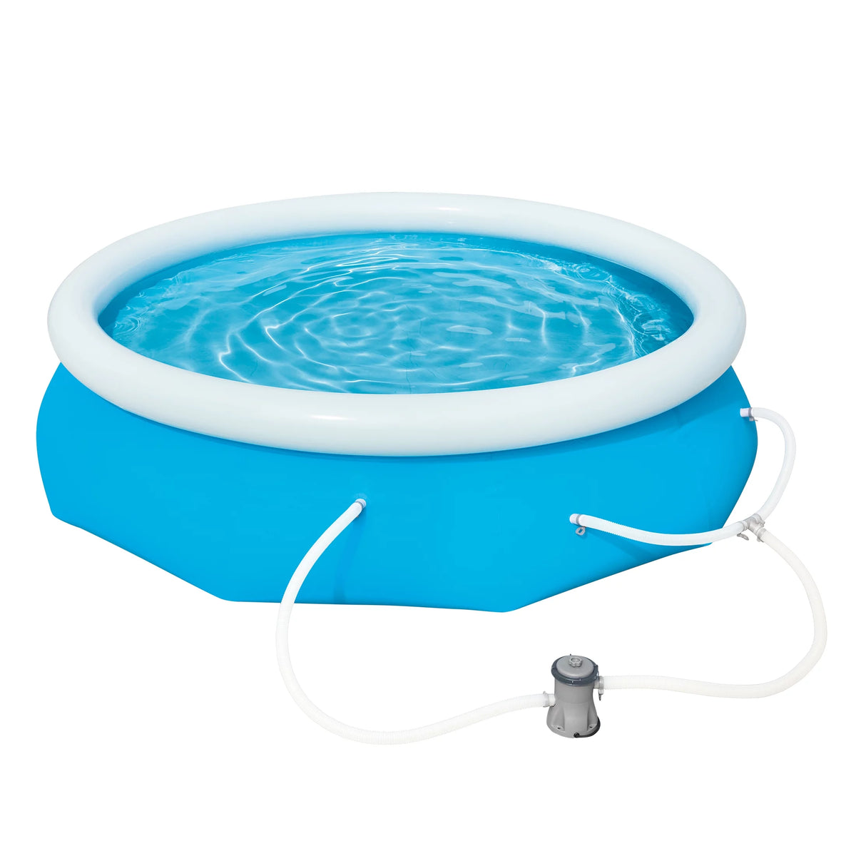 10' x 30" Round Inflatable Above Ground Pool Set G677574