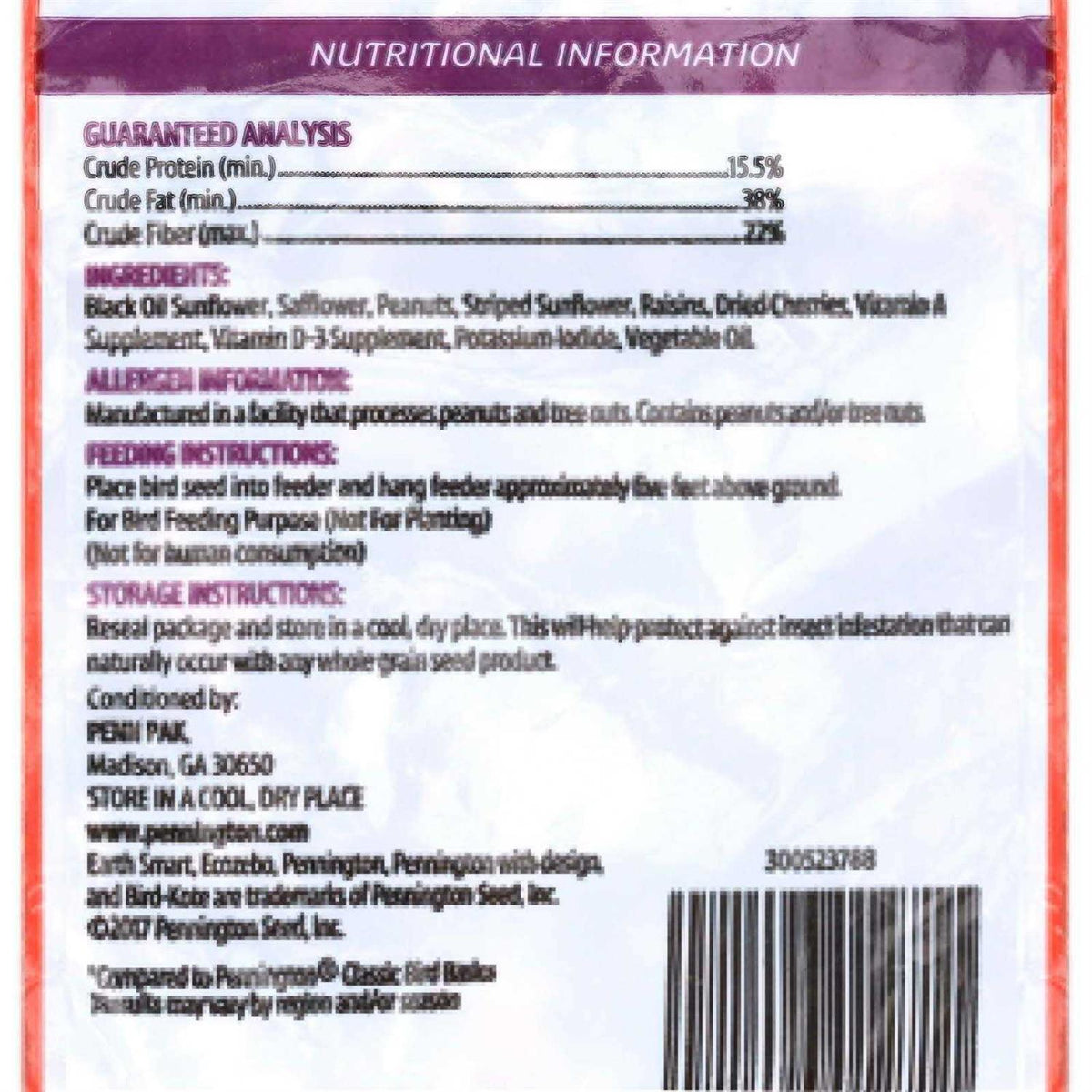 Songbird Blend Bird Seed D806893