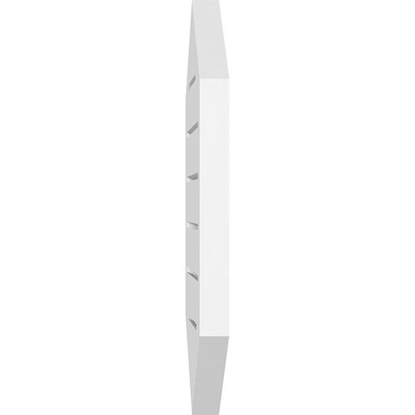 Vertical Peaked Surface Mount PVC Gable Vent H33106