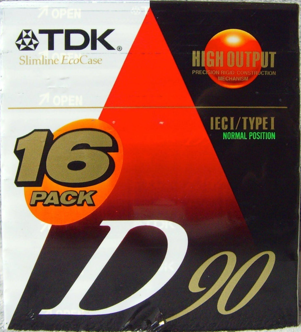 High Output 16-Pack Audio Cassette Tapes L832