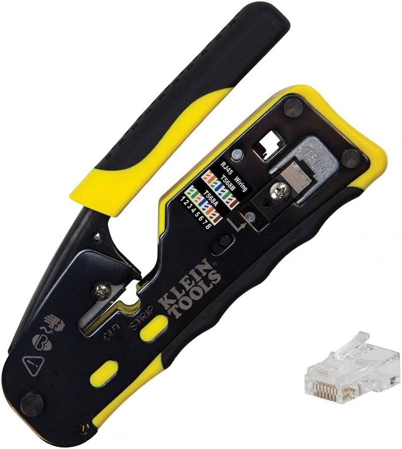 Ratcheting Modular Cable Crimper Wire Stripper Wire Cutter B5491