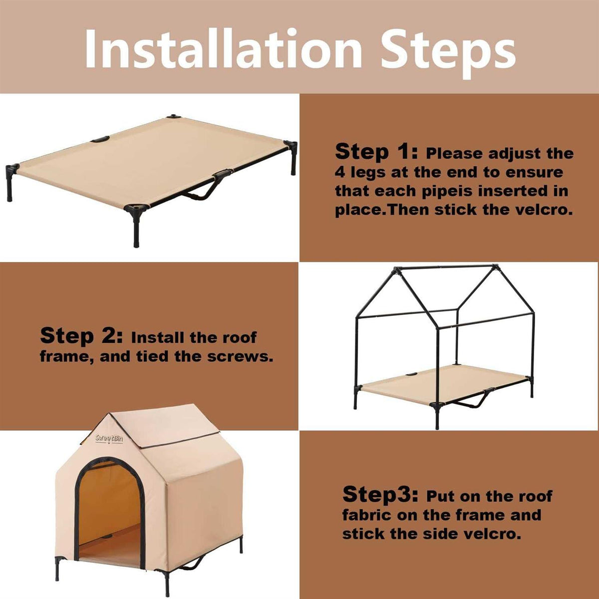 Dog Houses with Waterproof X329
