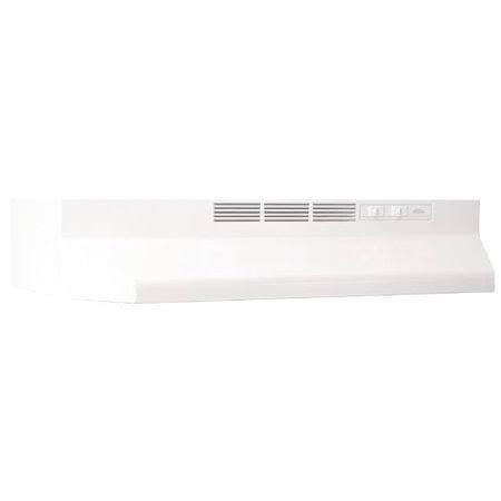 White 24-Inch Non-Ducted Under-Cabinet Range Hood Q651813
