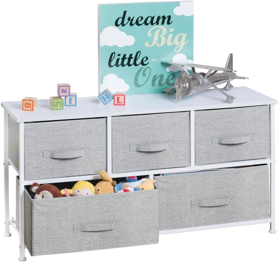 5 Drawer Fabric Dresser E5357