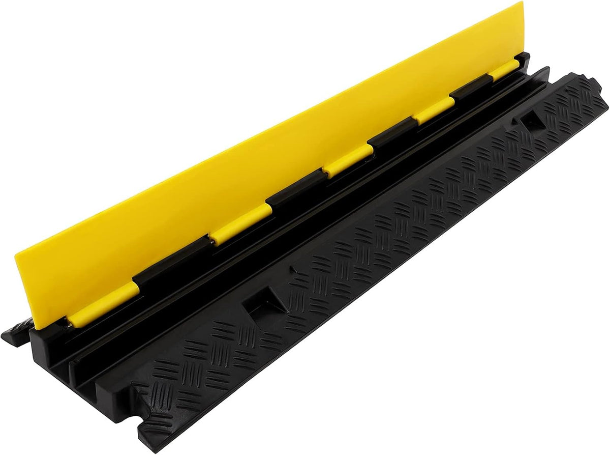 3 Pack Heavy Duty Anti-Skid Rubber Cable Protector Ramp O954