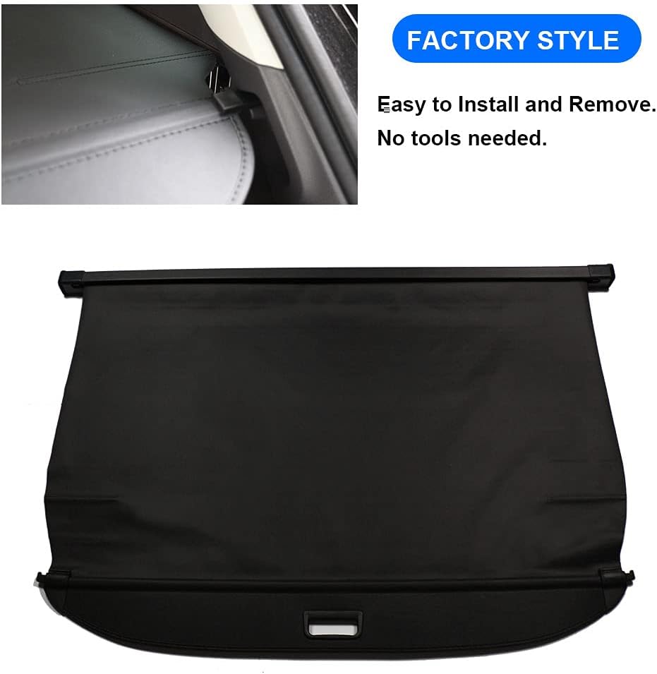 Cargo Cover Rear Trunk Retractable Security Shade Cover V4197