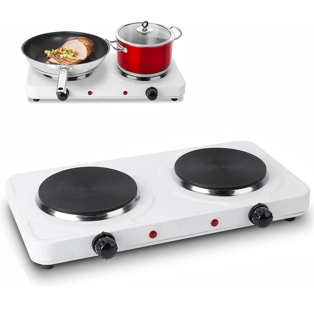 2000W Portable Electric Double Burner Hot Plate O876875