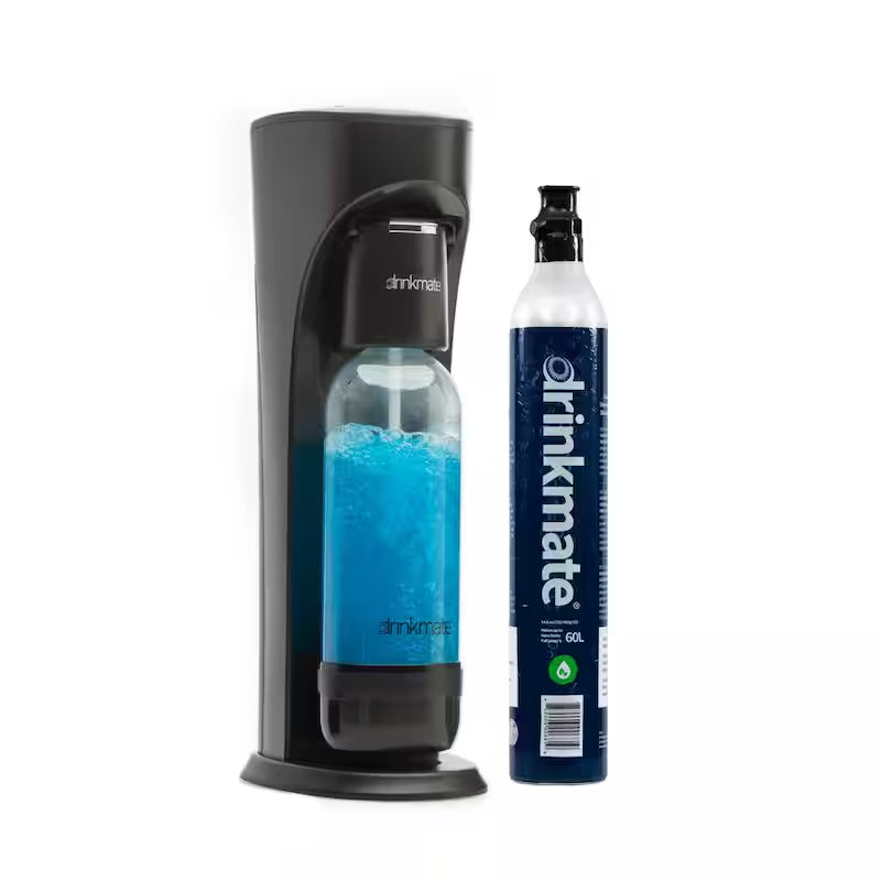 Matte Black Sparkling Water and Soda Maker Machine U2206