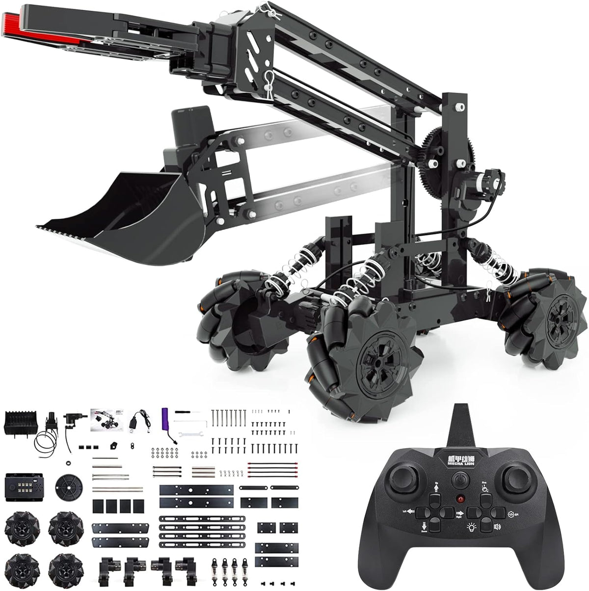 Robot Arm Kit and Remote Control Excavator 3-in 1 Science Kit R213