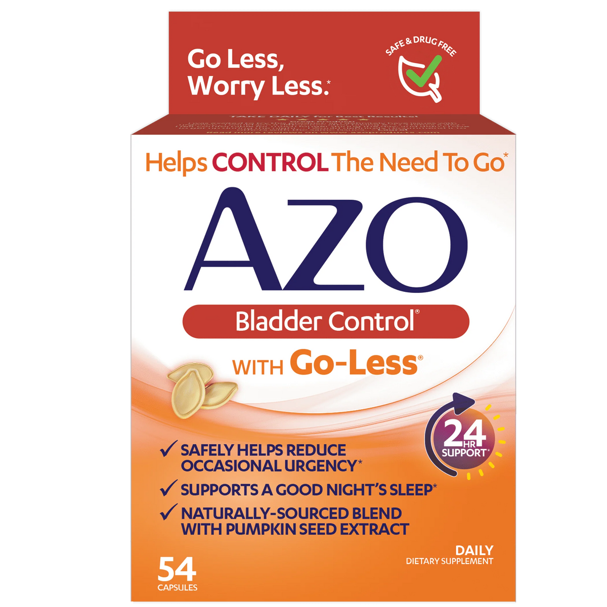 Bladder Control Daily Supplement 54 Count Capsules S446867