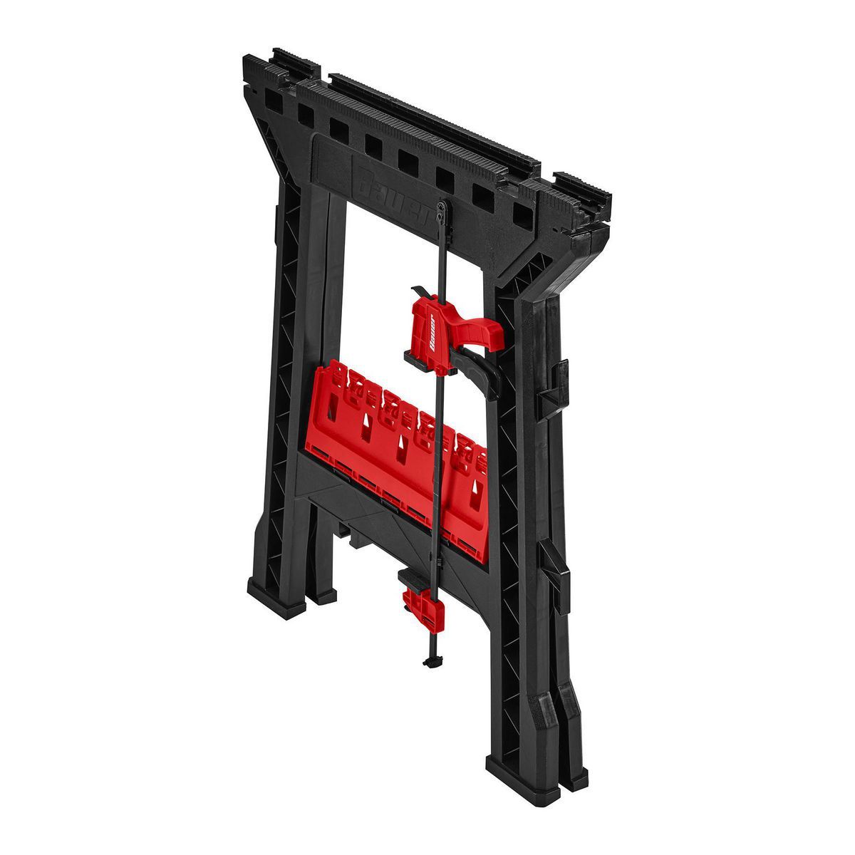 Polypropylene Folding Sawhorse with Bar Clamp Z1496